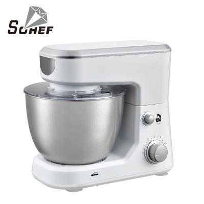 China Beater Ejector Knob 700W Stand Mixer with Electric Beater Dough 4L Stainless Steel Bowl 6-Speed ​​Food Processor Bakery Machine Kneading Home Used for sale