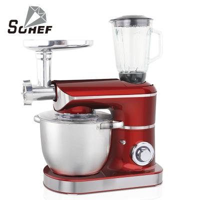 China 2021 High Quality Shinechef Big New Arrival 8.5L Capacity Food Blender Stand Mixer Food Processor Ejector Button with Chopper and Blender for sale