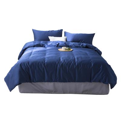 China Nondisposable Dark Blue Colorful 100% Cotton Duvet Cover Bedding Set Bedset for sale