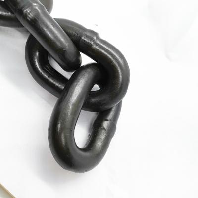 China Drag Chain G80 14mm Short Welded Hoisting Chain Link Chain for sale