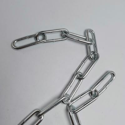 China Drag Chain DIN5685C Galvanized 3mm Long Link Chain for sale