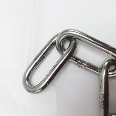 China Drag Chain 5mm Galvanized Material Welded Stainless Steel Long Link Chain for sale