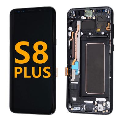 China Wholesale Mobile Phone LCD Screen Display With View For Samsung Galaxy S8 Plus 6.2 Inch Full for sale