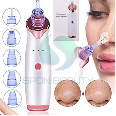 China Black Head Blackhead Removal Home USB Rechargeable Acne Removal Suction Pore Vacuum Blackhead Remover for sale