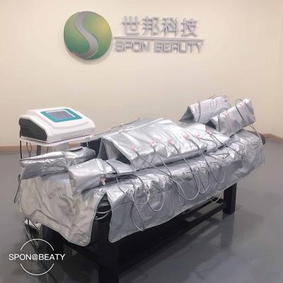 China Anti-puffiness 3 in 1 wegwerp pressotherapy broek pressotherapy 6 chambers Pressotherapy EMS pressoterapia machine infrared for sale