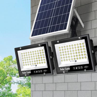 China 200W Solar Lighting Outdoor High Power Tow One Two Automatic Yard Lighting Street Lights Indoor Rural Dark Night Lights New for sale