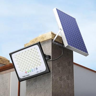 China Solar Yard Flood Light 50w Firefly Lights Solar Waterproof Garden IP67 Lightning Protection Light for sale