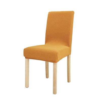 China YT0001 Plain Gold Stretchable Wholesale Water Repellent Dining Chair Covers for sale