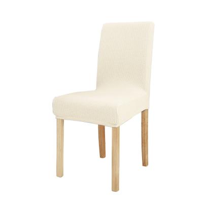 China YT0001 Plain Ivory Cheap Home Stretch Chair Covers For Dining Room Set Of 4 for sale