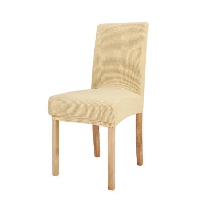 China YT0001 Washable Plain Champagne Spandex Pastors Chair Cover For Home for sale