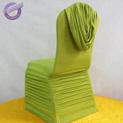 China YT09873 Wedding Decoration Simple Swag Elegant Spandex Chair Covers for sale