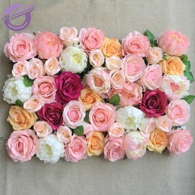 China Wedding RH00510 Wedding Hall Decoration Artificial Flowers Hanging Silk Wall Backdrop for sale