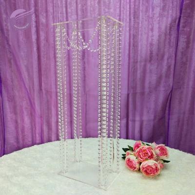 China HS00720 Crystal Elegant Event Crystal Clear Acrylic Decorative Centerpiece for sale