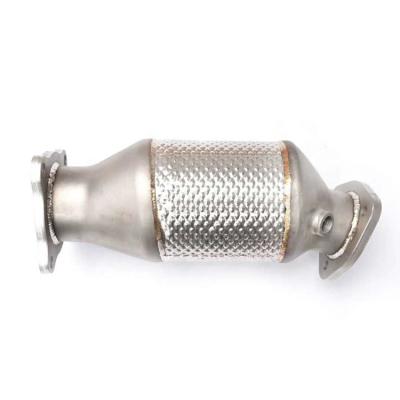 China Popular Factory Price 304 Stainless Steel Muffler Exhaust Pipe System For Audi A4 A5 B9 2.0T Downpipe for sale