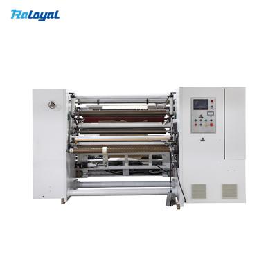 China Automatic Restaurant Dual Axis PLC Control Thermal Paper Rewinding Machine for sale