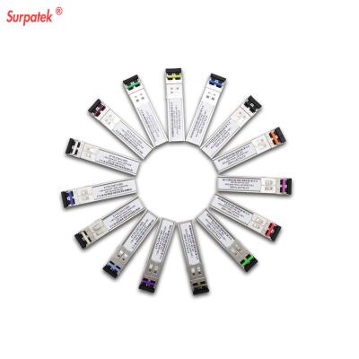 China SFP transceiver 850 1270 1310 1490 1550nm cwdm 10g bidi LC single module 1000base-ex SFP optical transceiver 1.25g 10km 20km 60km 80km 100km for sale