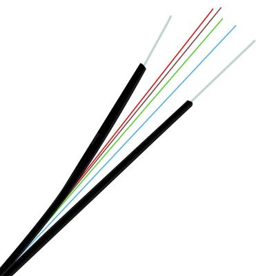 China FTTX network fiber optic cable 1core 2 core 4 core ftth drop cable SM G657A2 fiber for sale