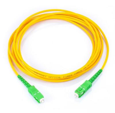 China FTTH System SC To SC Fiber Optic Cable Jumper Fiber Optic Cable Patch Attach Ftth Optical Fibers for sale