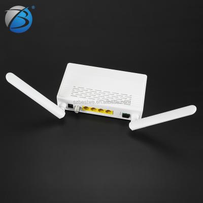 China FTTH FTTH Network Fiber Optic Dual Pon Router 1GE+1FE+WIFI +CATV Port GEPON GPON EPON ONU for sale