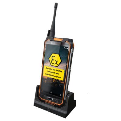 China Dual SIM Card Ip 68 Smartphone VHF UHF Radio Android One Walkie Talkie Atex Cnex Walkie Talkie Exib IIC T4 Atex De Prueba Walkie Talkie for sale