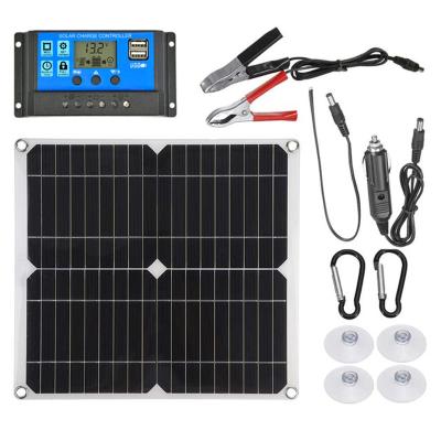 China High Efficiency 25W USB18V/5V 100 A Controller Solar Charger Solar Phone Charger Solar Panel For Hiking 170*90mm Outdoor Camping for sale