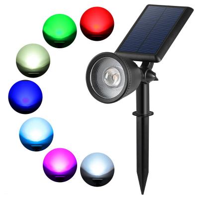 China RGB Garden Lights Residential Lawn Lamp Yard Post Pathway Bollard Solar Collector Led Wall Light RGB Garden Lights Solar Outdoor Solar Led Wall Light for sale