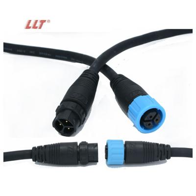 China Power LLT 2 3 4 5 6 7 8 9 10 11 12 Pin waterproof connector electrical cable connector ip65 ip67 m16 for sale