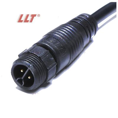 China Circular Waterproof LLT IP65 IP67 M16 Pin 2 3 4 5 6 7 8 9 10 11 12 Led Waterproof Cable Connector for sale