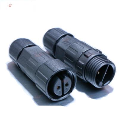 China LED Light Up M16 2 Pin Ip 67 Waterproof Connector Led Waterproof Connector for sale