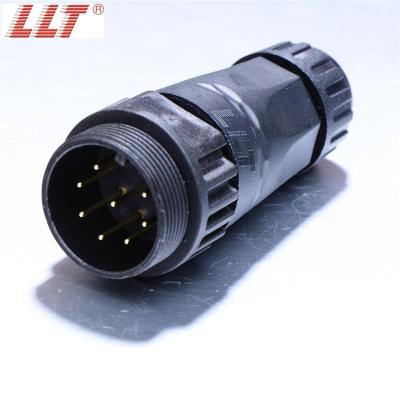 China Wire IP67 Certificate M22 8 Pin Round Lighting Waterproof Connectors For Construction Lighting for sale