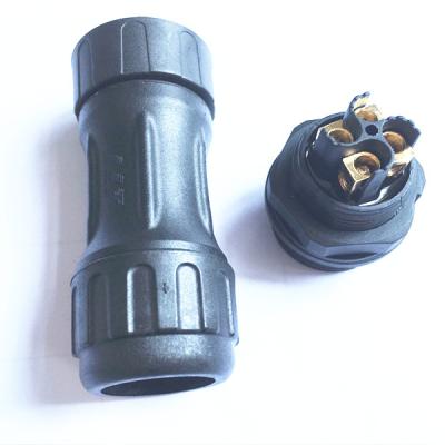 China Waterproof Electronic LLT M29 Wire Connector Back Panel Mount 2 3 4 Pins Sockets For Outdoor for sale