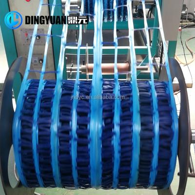 China Building material shops plastic warning mesh net making burry warning machine for sale