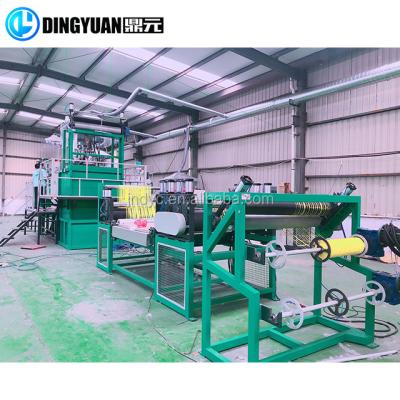 China Building Material Shops Plastic Barrier Mesh Traffic Warning Mesh Making Machine for sale