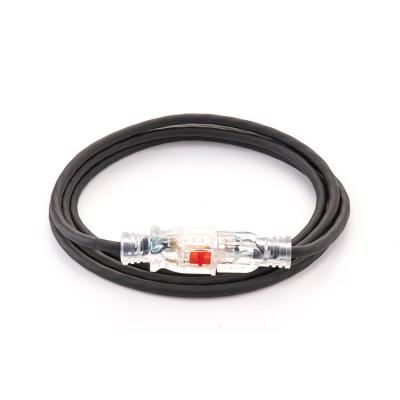 China Home Appliance Circle Transparent Oval Electrical Industrial Outdoor Extension Cord for sale