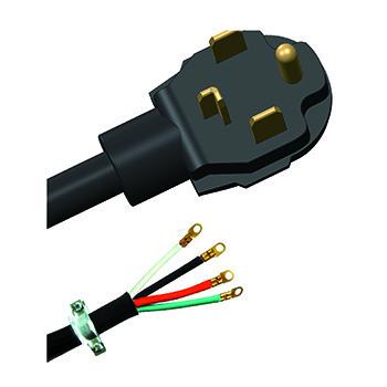 China Home Appliance Home Appliance Tie Down Range Black 3 Line Dryer Power Cord for sale