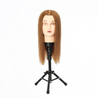 China 100% Hot Selling Body Wave Training Head Tool Hair Training Doll Head For Hairdresser Salon Hair School To Beautiful for sale