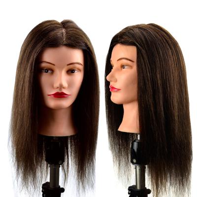 China Large Body Wave Running Mannequin Head With Hair Practice Heads Mannequin Heads With Long Hair For Hairdresser At Beautiful Hair School for sale