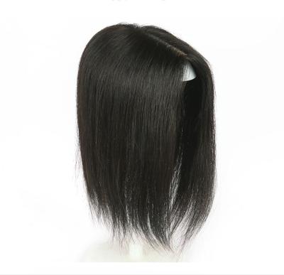 China Best Selling 12*4 Net Injection Straight Hair Silk Base Lace PU Round Closure Hair Woman Hairpiece 100% for sale