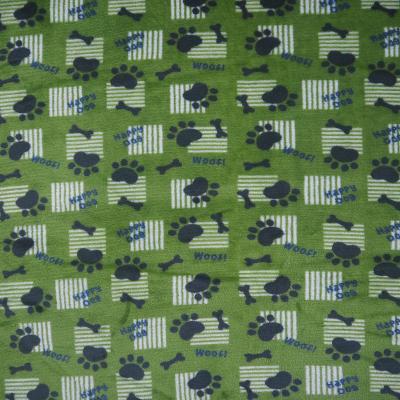 China Factory Price Printing Flannel Fleece 100%Polyester Fabric Abrasion-Resistant Textiles Fabric For Blanket for sale