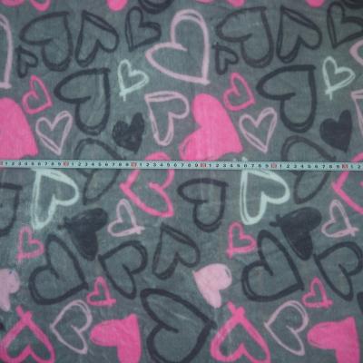 China Hot Sale 100% Abrasion-Resistant Polyester Custom Printing Super Soft Flannel Fleece Fabrics for sale