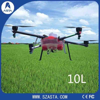 China Professional Fertilizer UAV rc engine agriculture drone helicopter gasoline battery power sprayer products for sale