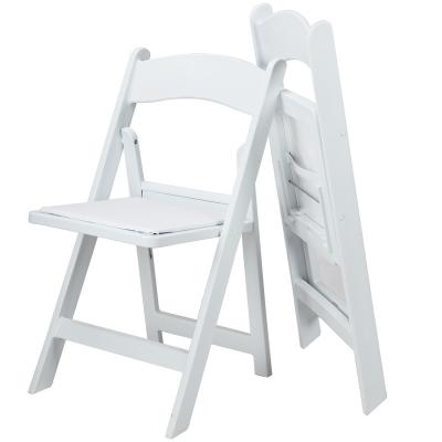 China Modern Wholesale White Plastic Folding Chairs Outdoor/Garden/Picnic Foldable Chair For Events Wedding for sale