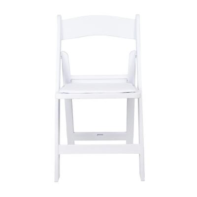 China China Wholesale Modern White Plastic Wedding Folding Chair For Party for sale