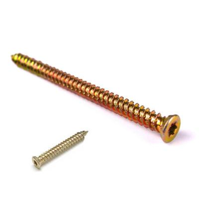 China 75mm flat tapping screw for concrete for sale