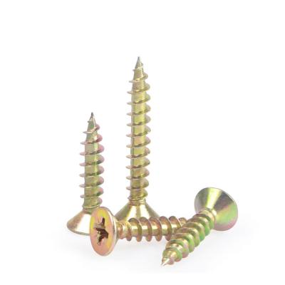 China Other Countersunk Double Head Chipboard Screws Wood Pozi Drive Chipboard Screws for sale