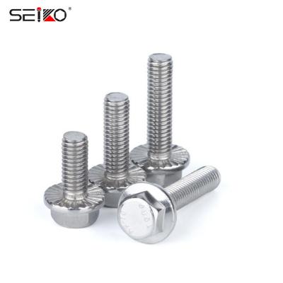 China Building Construction 304 Stainless Steel Hex Head Flange Bolt DIN6921 for sale