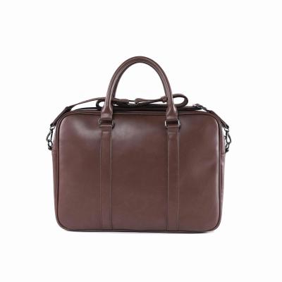 China New Fashion Vintage Large Capacity Business Bag PU Leather Laptop Briefcase Bag for sale