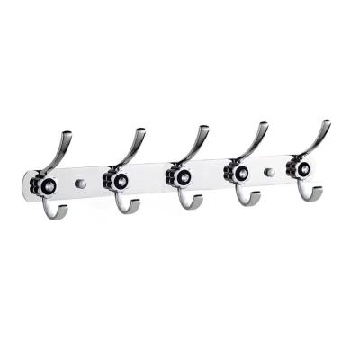 China New Design Viable Factory Wholesale Hanger Over The Door Drill Hook Black And White Hook Wall Mounted Metalal Display Hooks for sale