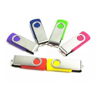 China 360Â ° can be rotated bulk logo branded usb flash drive promotion gift memory chip usb pen drive 2.0 and 3.0 for sale