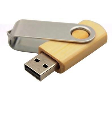 China Easy To Bring And Cheapest Wholesale Clip Up Custom Logo 8GB 16GB 32GB 64GB Swivel Wooden USB Flash Drive Mock Up for sale